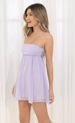 Baby Doll Dress in Lavender