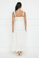 Springtime Sun Maxi Dress White