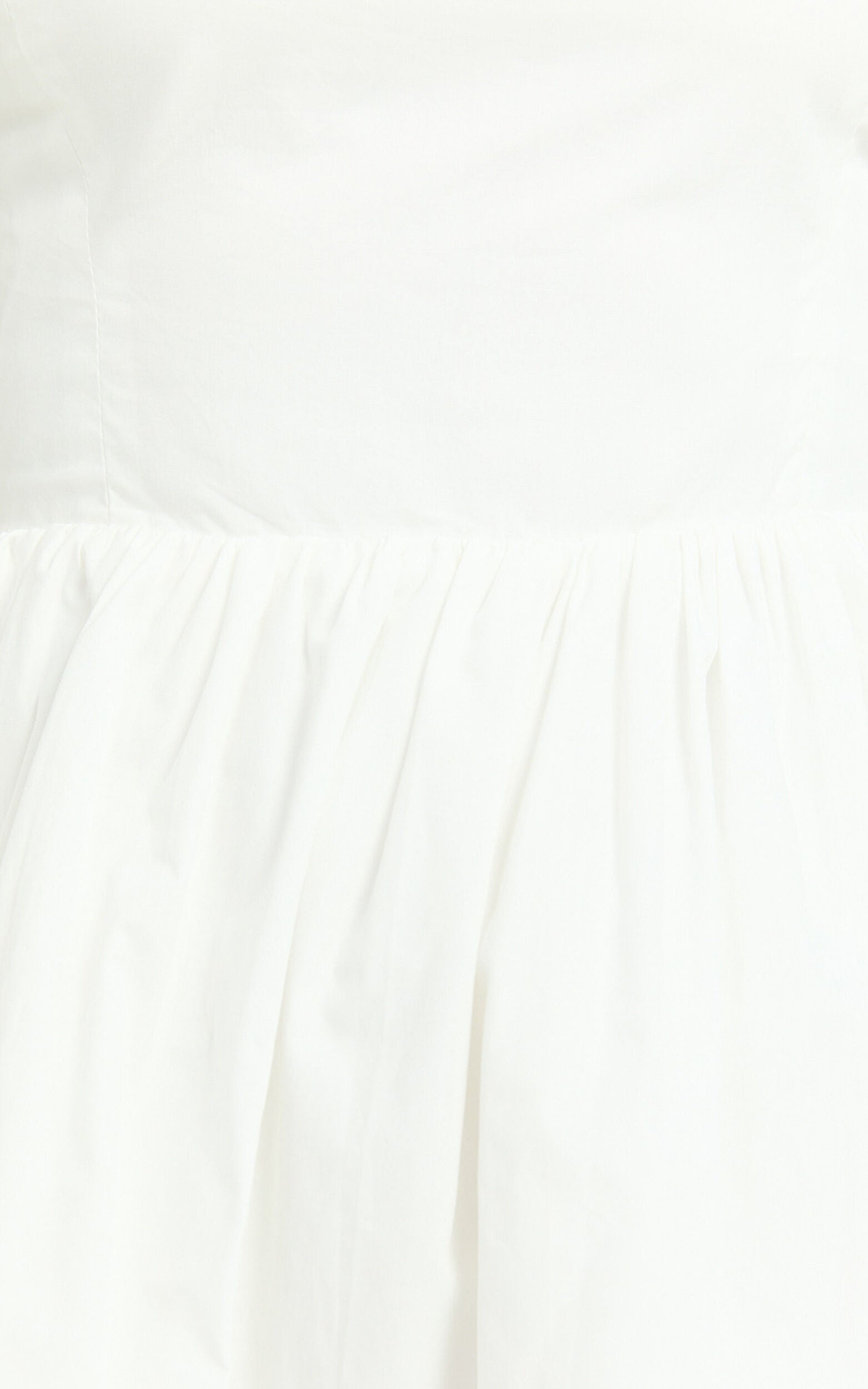 Kimberly Mini Dress - Square Neck Bubble Hem Dress in White