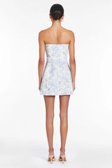 Striking Elegance Mini Dress Blue