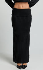 SNDYS the Label - Brooks Maxi Skirt in Black