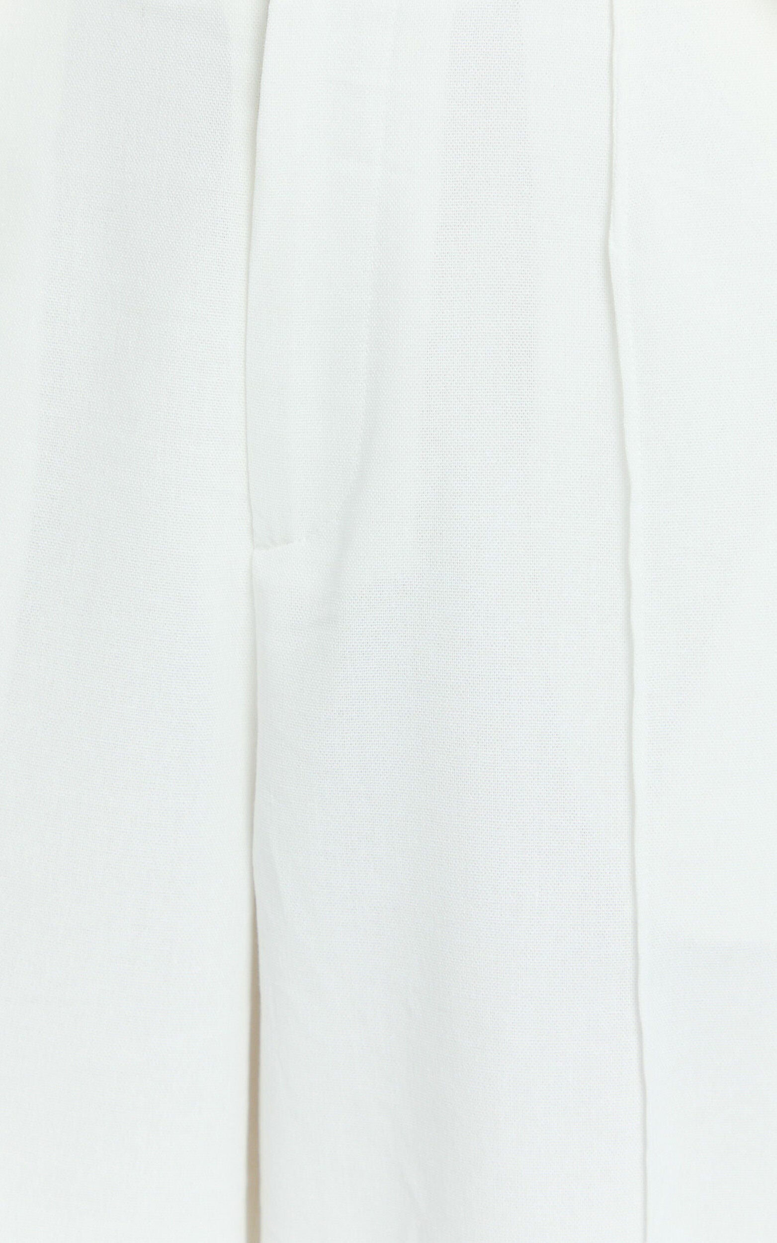 Juniper Pants - Linen Wide Leg Pants in White