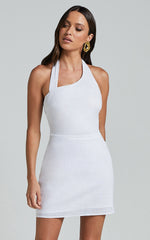 Runaway The Label - Aristi Mini Linen Dress in White