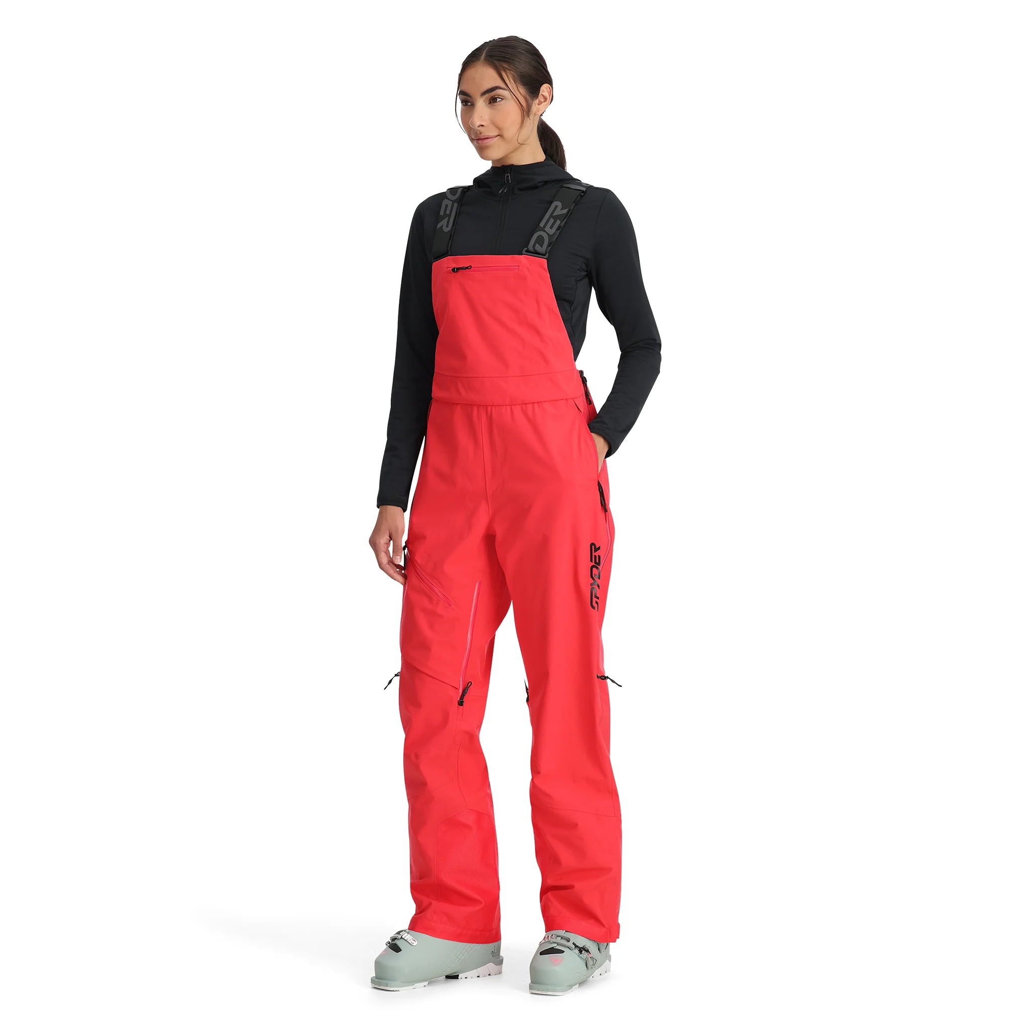 Womens Solitaire Bib - Prism Pink